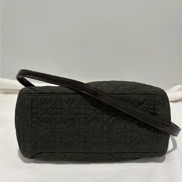 Authentic Christian Dior Lady Dior green Cannage Quilted Bag w/ certificate - Picture 10 of 16